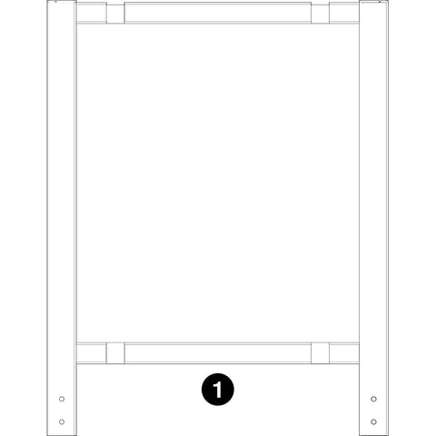 Deluxe Learn and Play Art Center - LP0280 (R1) - White Board - Part #1