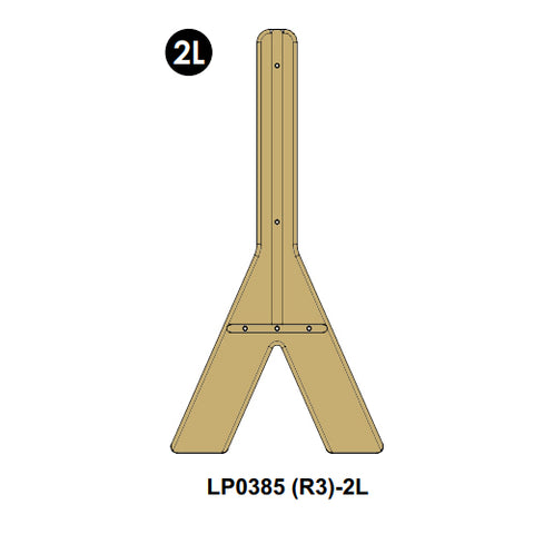 Contempo Art Easel - Peek A Boo (LP0385) - Left Panel - Part #2L