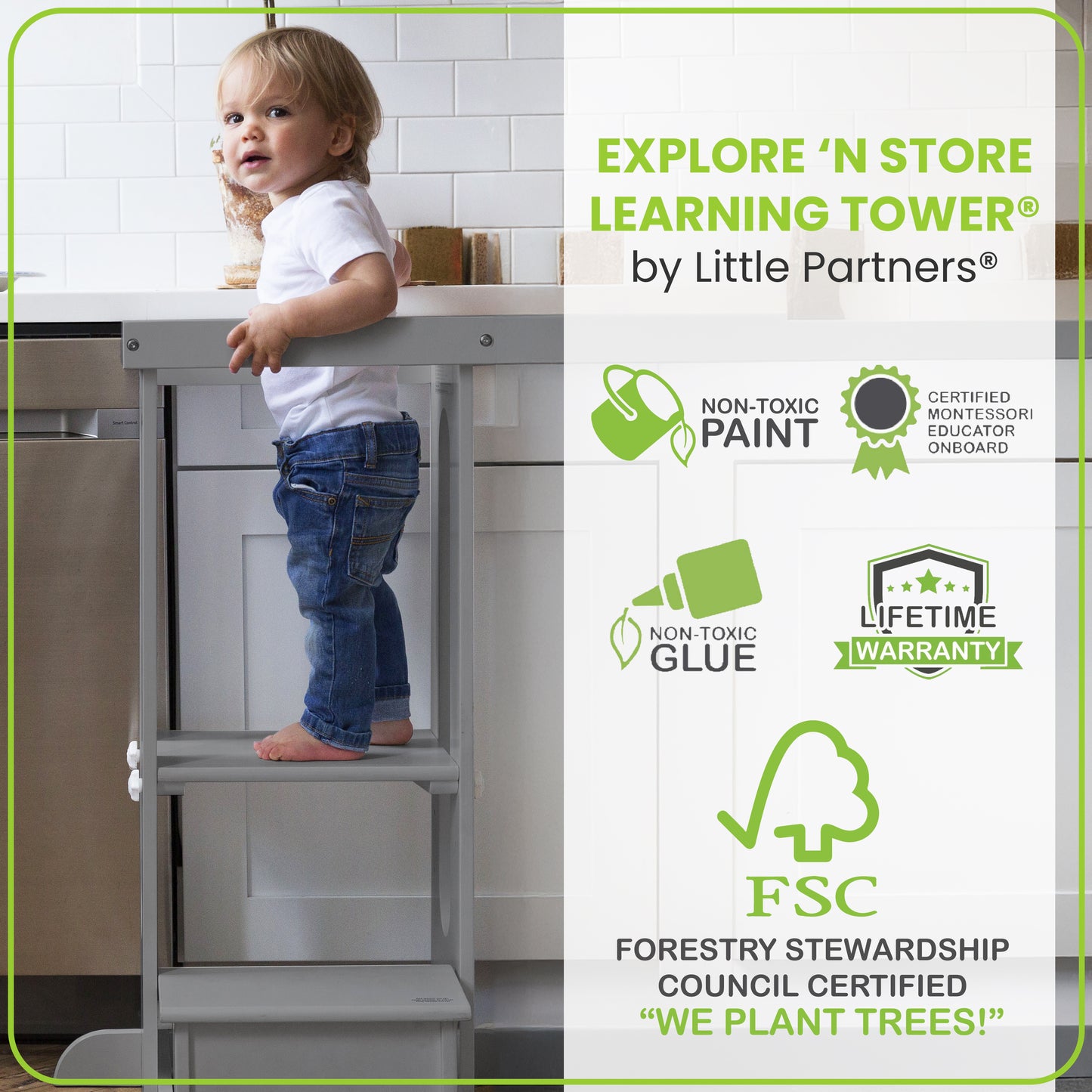 Explore 'N Store® Learning Tower®, Folding Toddler Tower