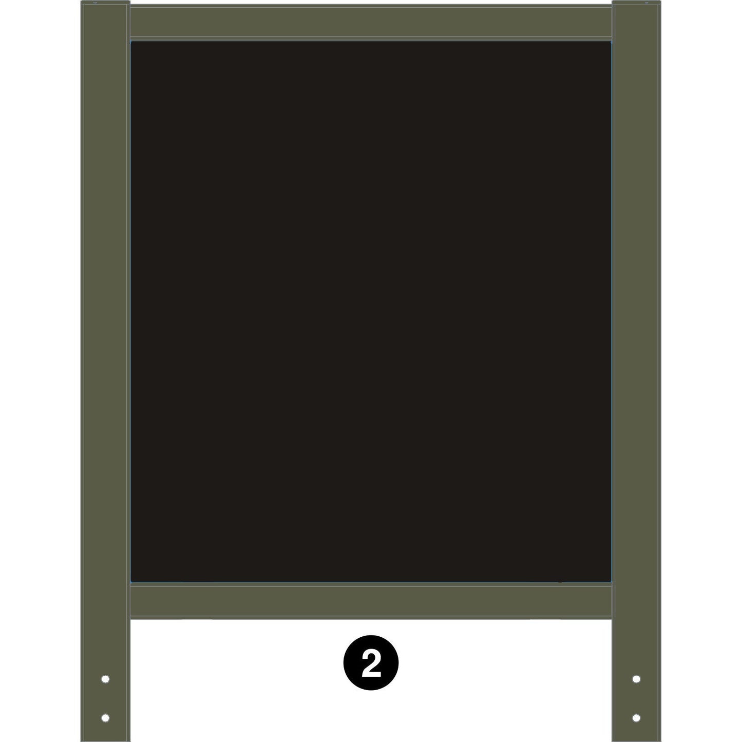 Deluxe Learn and Play Art Center - LP0280 (R1) - Chalkboard - Part #2