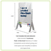 Peek-A-Boo Adjustable Height Art Easel