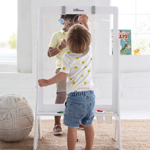 Peek-A-Boo Adjustable Height Art Easel