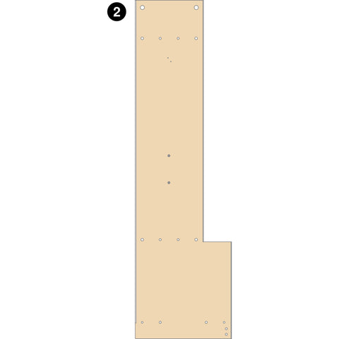 2 Cubby Kids Locker - LPA200 - Right Panel - Part #2