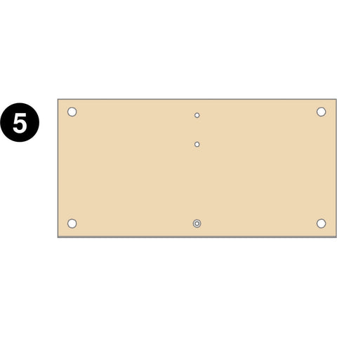 2 Cubby Kids Locker - LPA200 - Middle Panel - Part #5