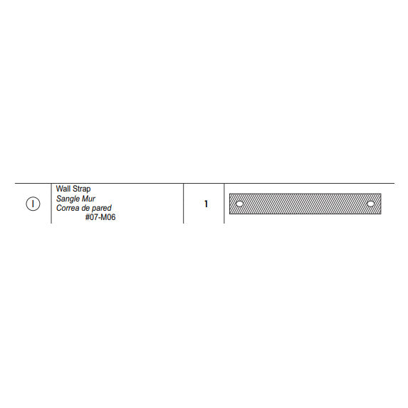 2 Cubby Kids Locker - LPA200 - Wall Strap hardware