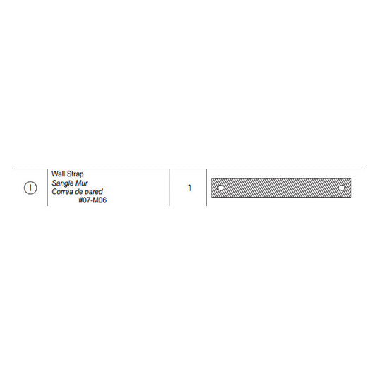 2 Cubby Kids Locker - LPA200 - Wall Strap hardware