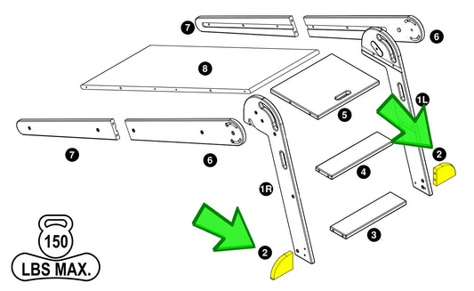 2-in-1 Folding Learn 'N Slide - LP0750-2 - Part #2 from the Instruction Manual