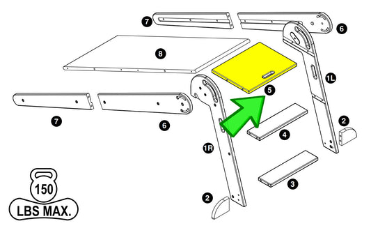 2-in-1 Folding Learn 'N Slide - LP0750-5 - Part #5 from the Instruction Manual