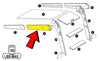 2-in-1 Folding Learn 'N Slide - LP0750-6 - Upper Side Panel (Part #6 from Instruction Manual)