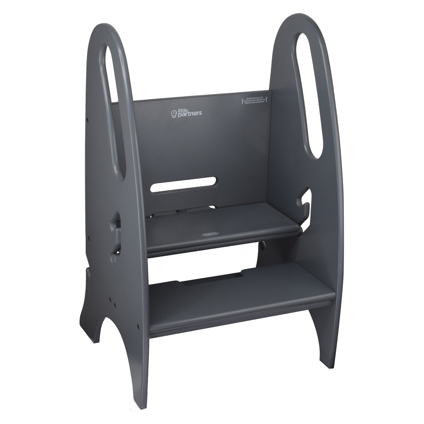 A silhouette of the 3-in-1 Growing Step Stool.