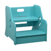 A silhouette the StepUp Step Stool in Turquoise.