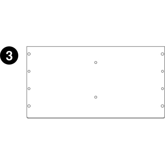 2 Cubby Kids Locker - LPA200 - Top Panel - Part #3