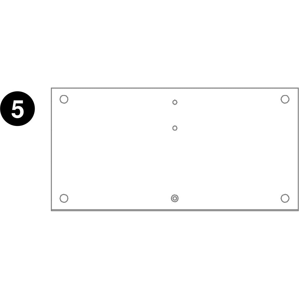 2 Cubby Kids Locker - LPA200 - Middle Panel - Part #5