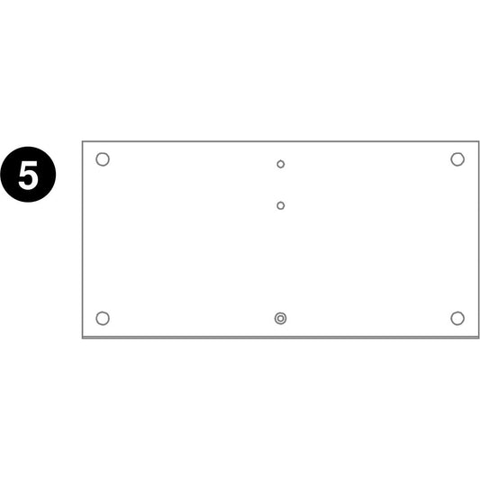 2 Cubby Kids Locker - LPA200 - Middle Panel - Part #5