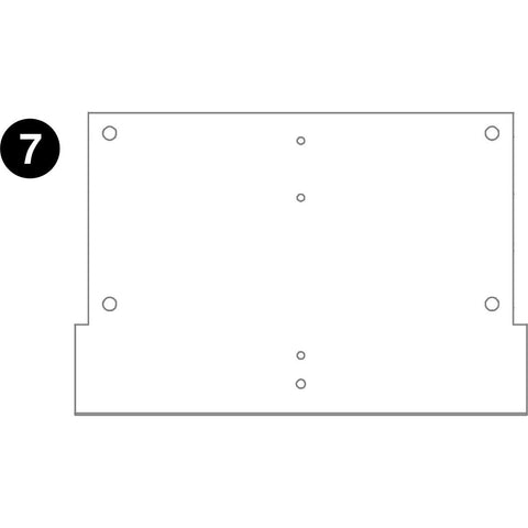 2 Cubby Kids Locker - LPA200 - Middle Panel - Part #7