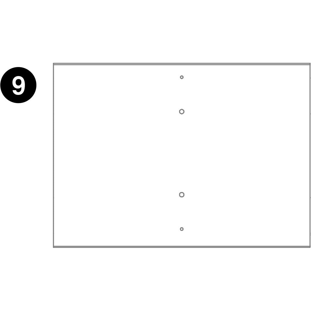 2 Cubby Kids Locker - LPA200 - Bottom Panel - Part #9