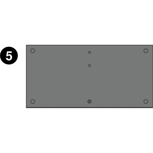 2 Cubby Kids Locker - LPA200 - Middle Panel - Part #5