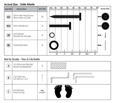 The Original Learning Tower - LP0141 (R3)  - *Assembly Hardware Set