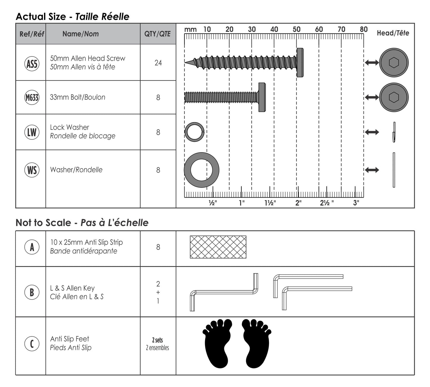 The Original Learning Tower - LP0141 (R3)  - *Assembly Hardware Set